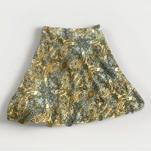 Y2K Floral‎ Midi Skirt Reitmans SZ 11 Fairy Whimsy Grunge BOHO Earth Tones